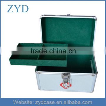 Professional Aluminum First Aid Kit Tool Box With Tray ZYD-HZMmb003