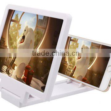 Foldable mobile phone LCD LED screen magnifier bracket,mobile phone screen magnifier Enlarge stand Cellphone Magnifier