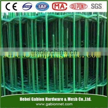 Pvc coated holland welded wire mesh fence / euro fence