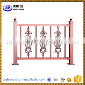 Decorative Simple aluminum section fence and balcony guardrai