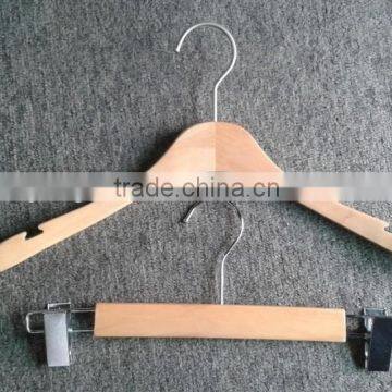 Wooden Dutch wooden hanger and trousers racks