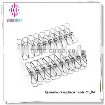 Stainless steel peg clip 6cm