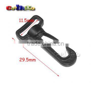 3/8" Plastics Snap Hooks buckles Black for Bags Backpack Outdoor Tools