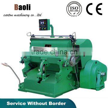 High efficiency die cutting creasing machine for corrugated paperboard