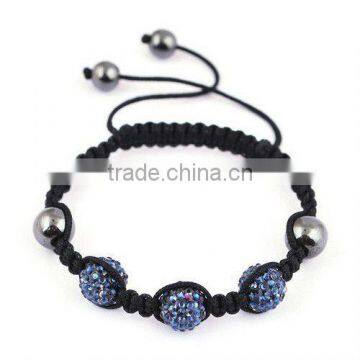 Low MOQ shamballa bracelet