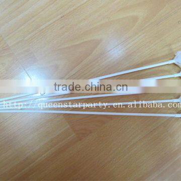 Quality goods 40cm white plastic balloon stick and cup