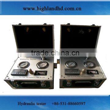 Highland hydraulic field patent repair tool hydraulic tester flow meter