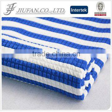 Jiufan Textile span jacquard fabrics for jersey hijab and clear coat