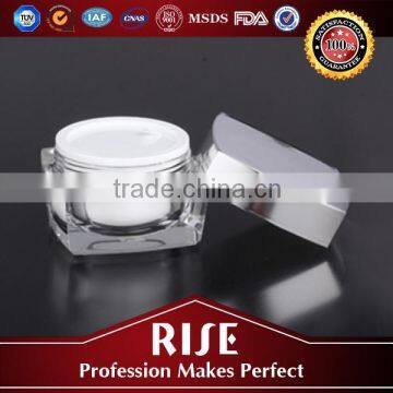 Rise TUV BPA Free Decorative Cosmetic 5ml Cosmetic Plastic Jars Supplier's Choice photo-2