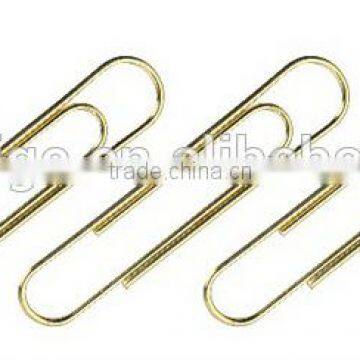 Office Clips Golden paper clips