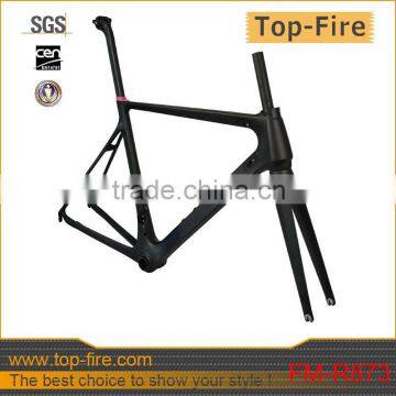 Hot-demanding 2013 Top-fire carbon fiber bicycle frame set for road bike FM-R873