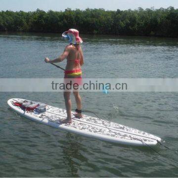 Sup board with deck pad