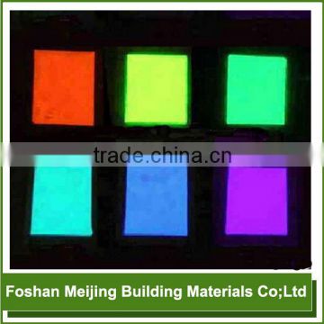 popular glass mosaic Glow in the dark fluoresent powder