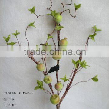 Artificial Fake Fruits Spray 30" Artificial Polyfoam pomegranat Spray Home decoration