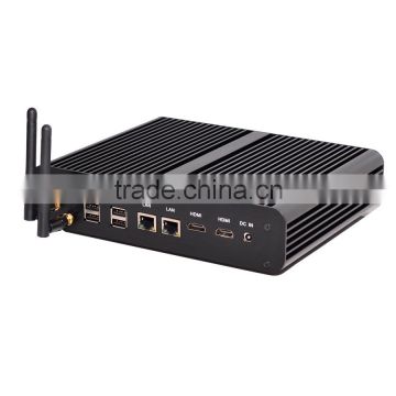 Hot mini i7 desktop pc Intel Core i7-5650U Barebone Fanless i7 Mini PC 4M Cache, up to 3.20 GHz support HD 4K resolution