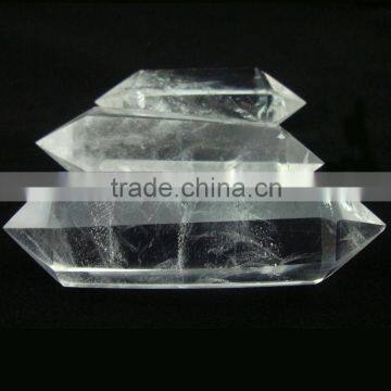 Natural Crystal Clear Quartz Crystal Double Teminated Points