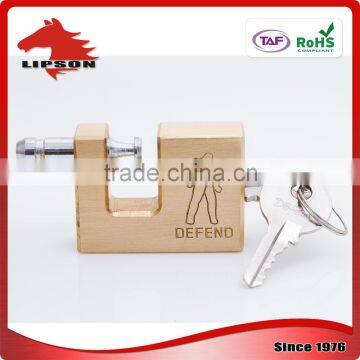 Industrial Mechinery Fancy Rectangular Brass Padlock photo-3