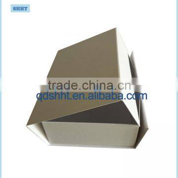 folding storage packaging paper box with megnetic closure