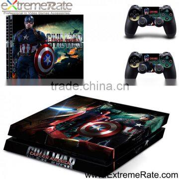 Console skin sticker for PS4 controller protective vinyl decal cover