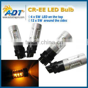 80w yellow 3157 LED Auto Car Turn Lights, backup brake tail lamp