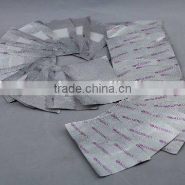 Nail Polish Remover Wrap Foil Sheets With Embossed Logo 20mic Thickness photo-2