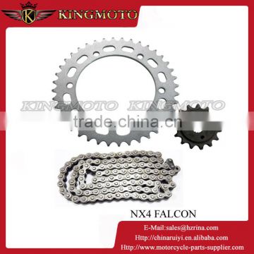 KINGMOTO 45-14T Motorcycle Chain and Sprocket Kits for India Market