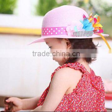 China Promotional Straw Hats For Little Girl photo-2