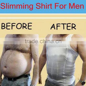 Men's Body Slimming Compression Shirt, Instant Slim Body Shaper Tank Tops