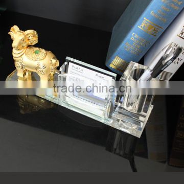 2016 new arrival glass office desk set with animal for promotion