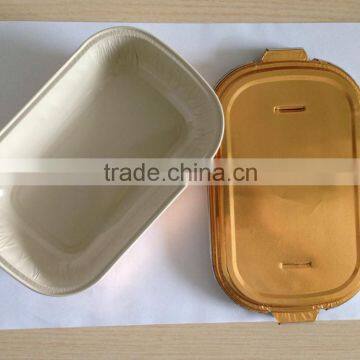 Aluminum foil container for airline