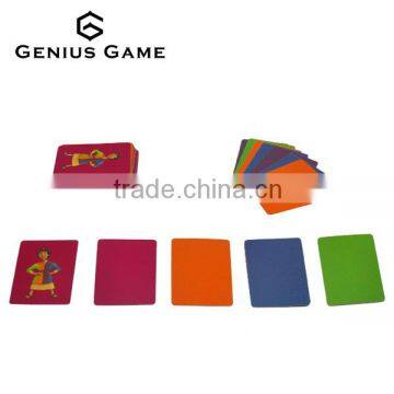 Customized printing coat of many game card set