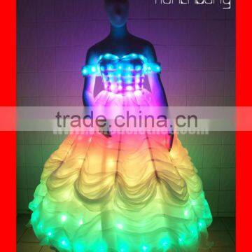 Wireless DMX512 Programmable LED Dress