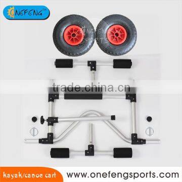 New Listing New Aluminum Kayak Jon Boat Canoe Gear Dolly Cart Trailer Carrier Trolley Wheels photo-5