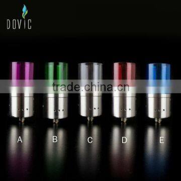 Newest 22 mm wide bore 510 glass drip tips for tobh atomizer