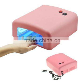 818 Timer 36 W Nail Art UV Gel Curing Cure Lamp Dryer Nail Polish Tools 100-240V