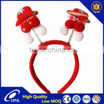 Hot Sale Red Snow Man Party Headband for Christmas