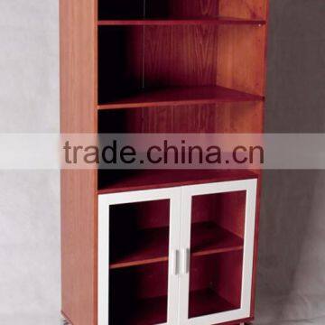 Cheap home furniture design wood French display bookshelf