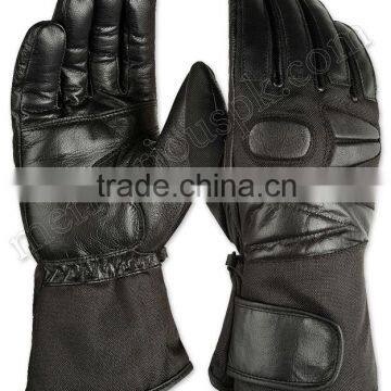 Black Motorbike Gloves