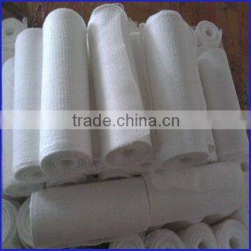 100% cotton conforming gauze roll, medical, bleached