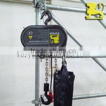 5 Pockets Chain Sheave Stage Swing Steel Electric Chain Hoist CE 1 Ton