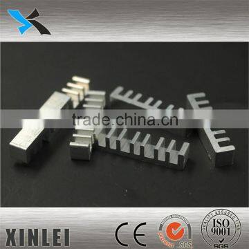 OEM customized drawing production round aluminum extrusion heatsink 9X25X5MM