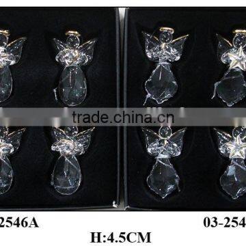 (03-2505)elegant glass angel crystal craft for decoration