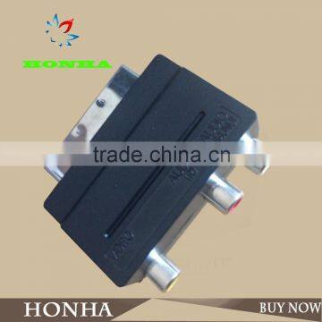 Professional Input/output With In/out Switch Adapter Video and Stere Audio Female RCA Plug photo-3