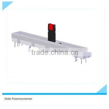 huizhou straight sliding potentiometer with 60mm travel distance,6 pins illuminated