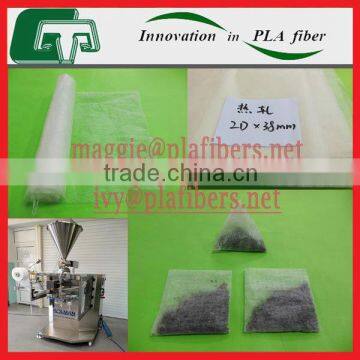 filter paper bags made of bico low melt pla fiber, triangle filter paper bags