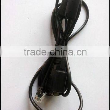 factury price rg11 to db9pin female cable with double magnetic ring