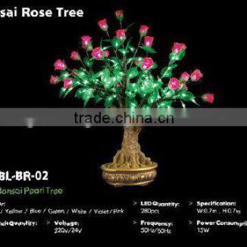 280 leds LED bonsai rose tree