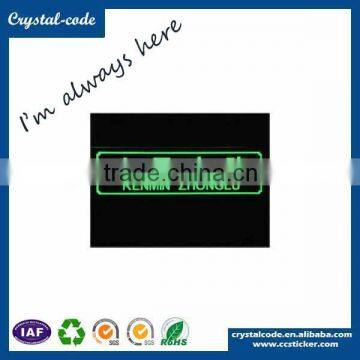 Custom luminous warning stickers labels