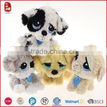 Best Made Big Eyes Toys Plush Dog Stuffed Animals With Necklace Retailer
