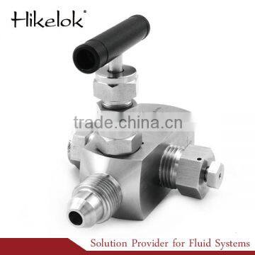 Female NPT M20 * 1.5 Threaded Stainless Steel High Pressure Gauge Valve